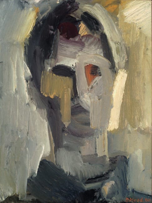 Dorothy Mead (1928-1975) Self Portrait 1960 Oil on Canvas 61 × 46 cm Ruth Borchard Collection c/o Robert Travers Work of Art Ltd, Piano Nobile, London © The Estate of Dorothy Mead To see and discover more about this artist click here