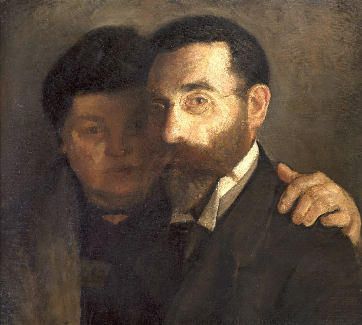 Mark Gertler (1891-1939) The Artist's Parents c. 1909-10 Oil on canvas 46 x 51 cm Luke Gertler Bequest, on loan with Art Fund support To see and discover more about this artist click here
