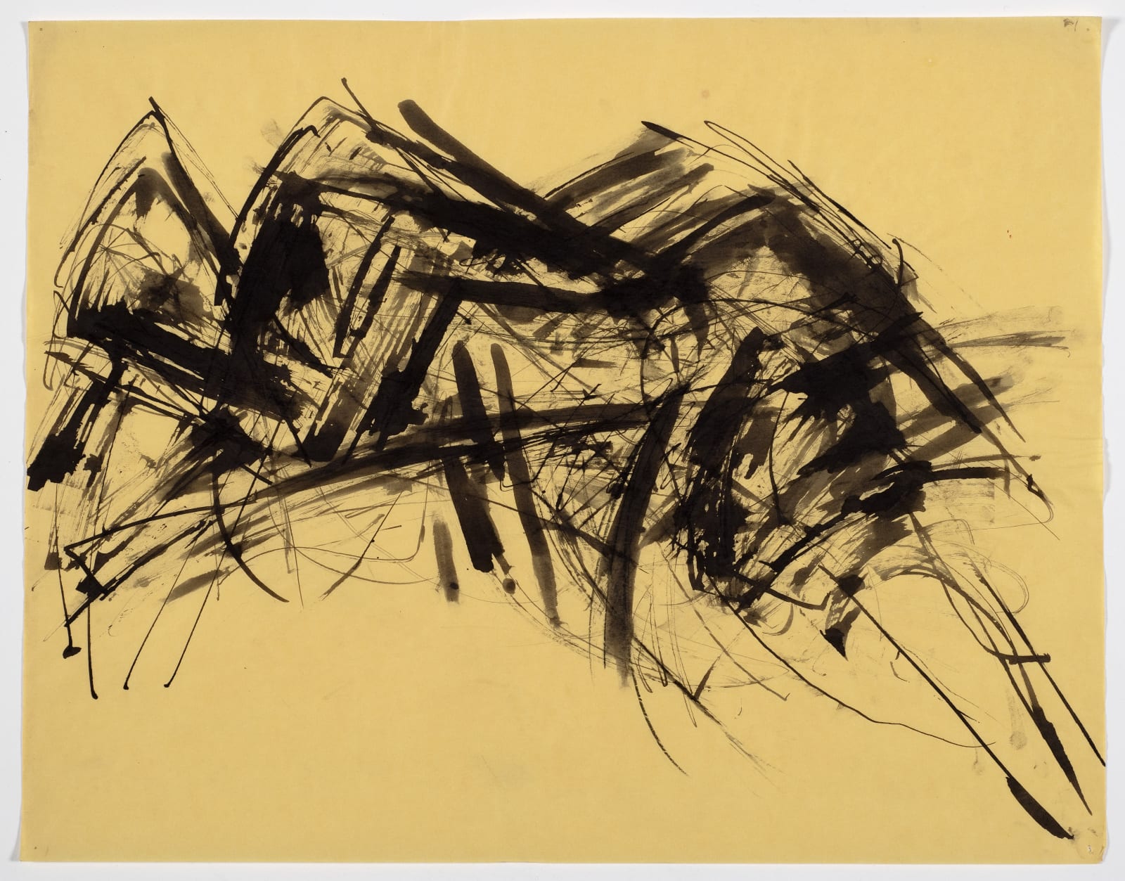 Untitled, 1950-53 Pen and ink on paper 42 x 53.6cm The Gustav Metzger Foundation