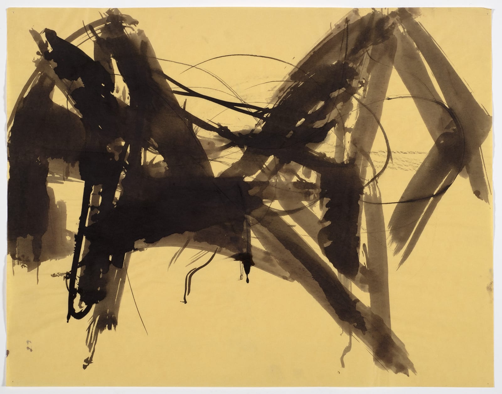 Untitled, 1950-53 Ink on paper 42 x 53.6cm The Gustav Metzger Foundation