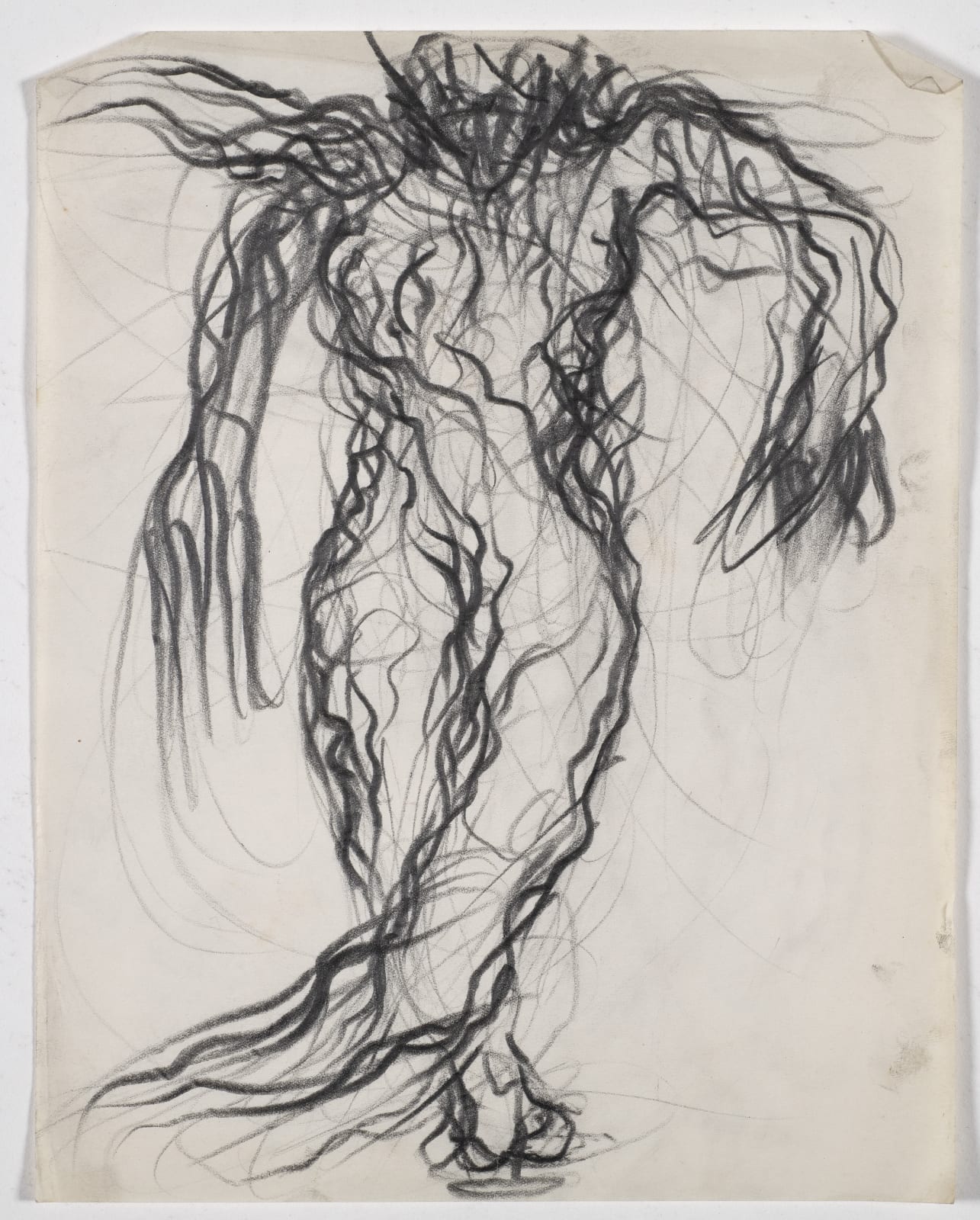 Standing Figure, c. 1948-49 Pencil on paper 17.2 x 21.3cm The Gustav Metzger Foundation