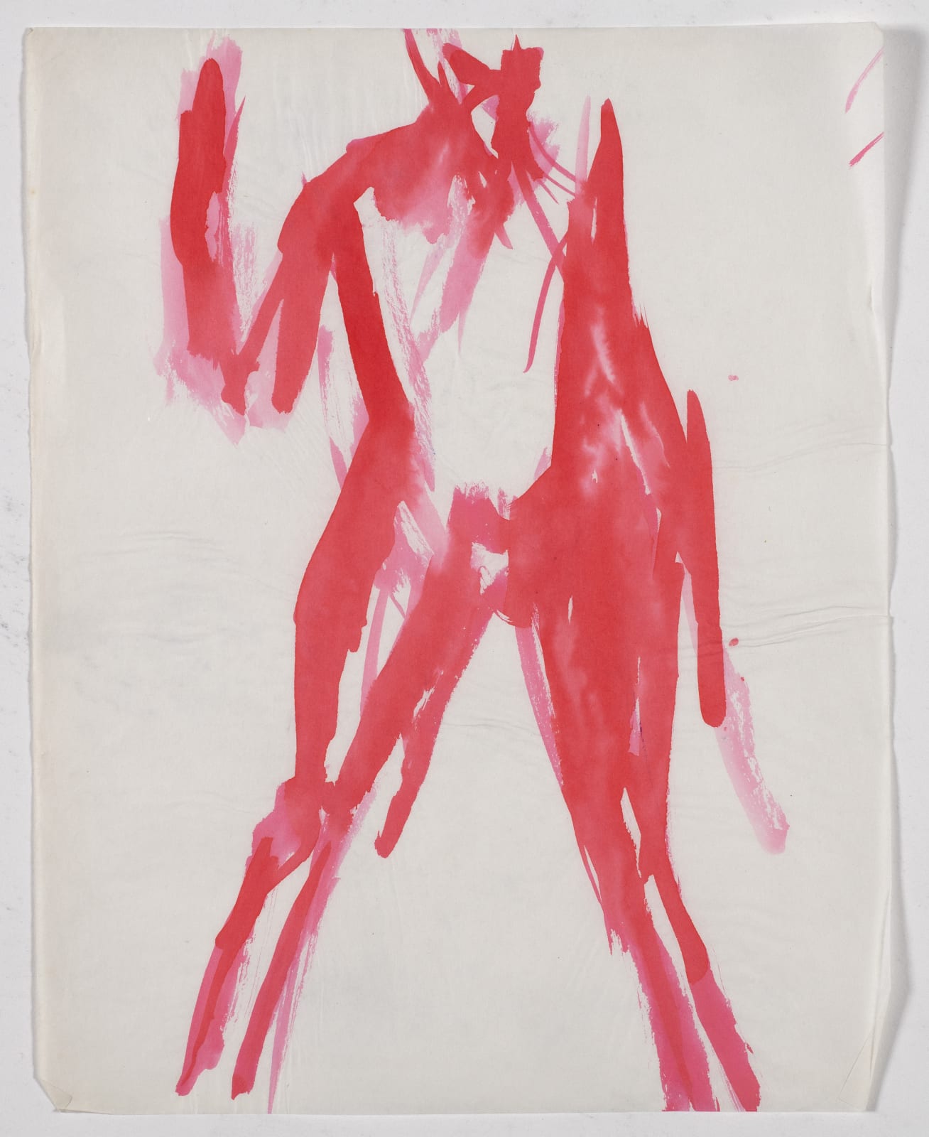 Standing Nude, c. 1950s Ink on paper 17.3 x 21.2cm The Gustav Metzger Foundation