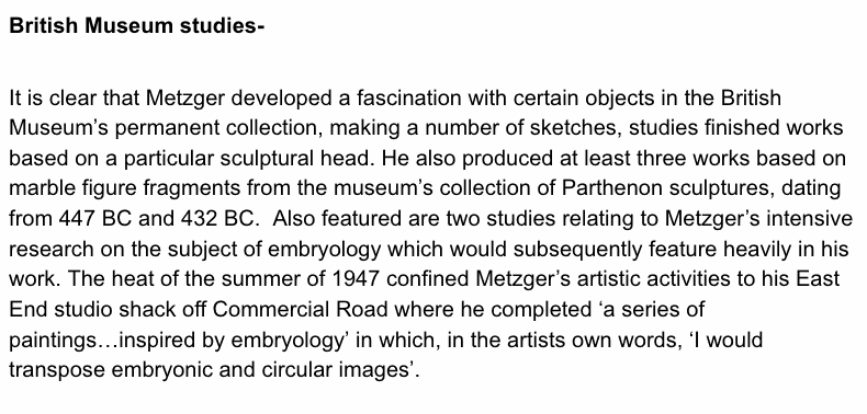 British Museum and Architectural Studies