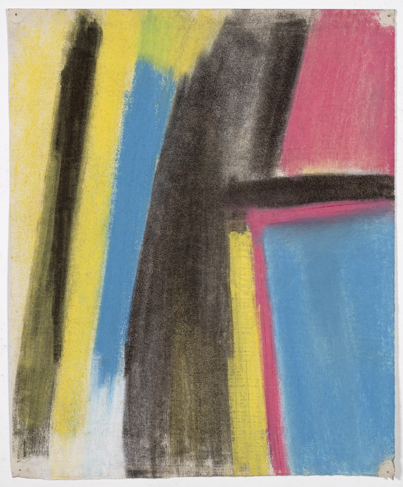 Drawing, c. 1953 Coloured chalk on paper 35 x 28cm The Gustav Metzger Foundation