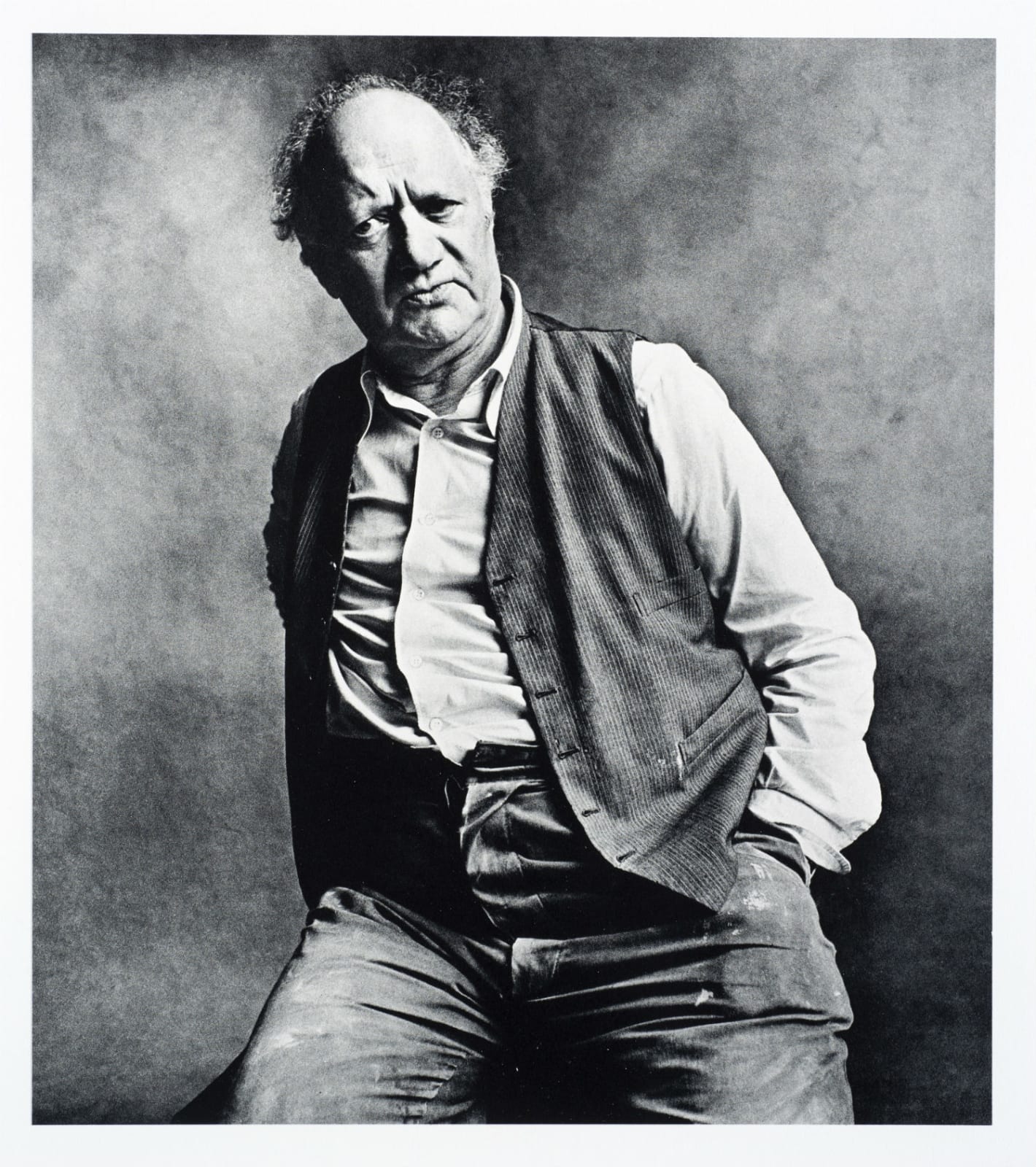Irving Penn (1917-2009) Sir Jacob Epstein 1950 Gelatin silver print 45.8 x 35.7 (image 23 x 21) cm Ben Uri Collection © Irving Penn Foundation To see and discover more about this artist click here
