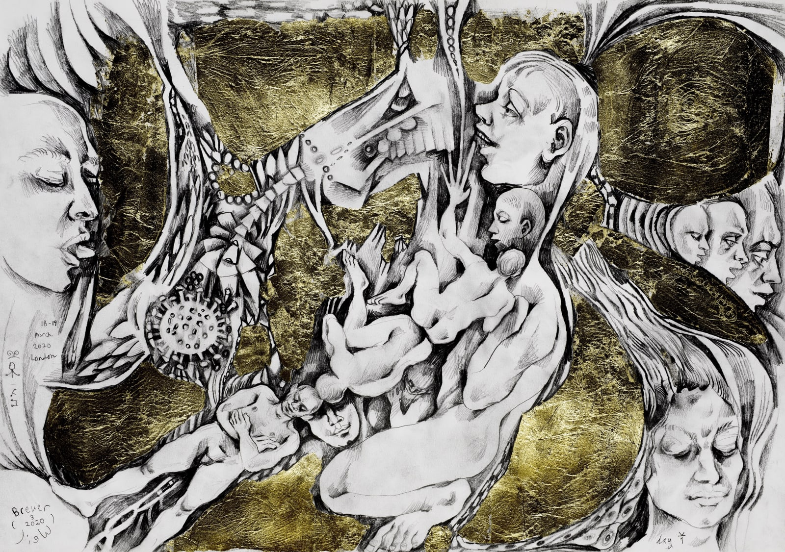 Golden Drawings and The Coviad by David Breuer-Weil Enter