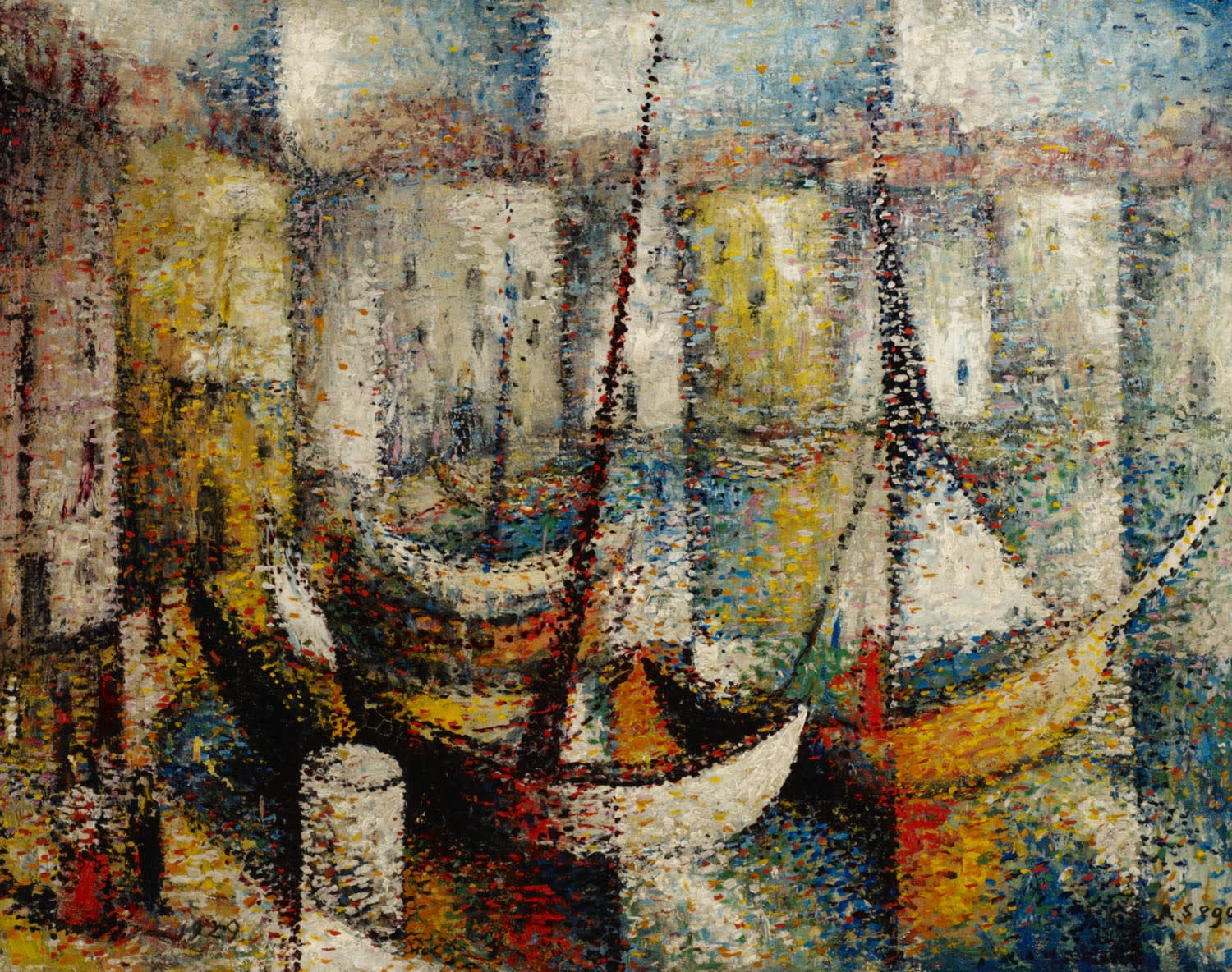 Arthur Segal (1875-1944) Halen, La Ciotat 1929 Oil on canvas 72 × 92 cm Ben Uri Collection To see and discover more about this artist click here