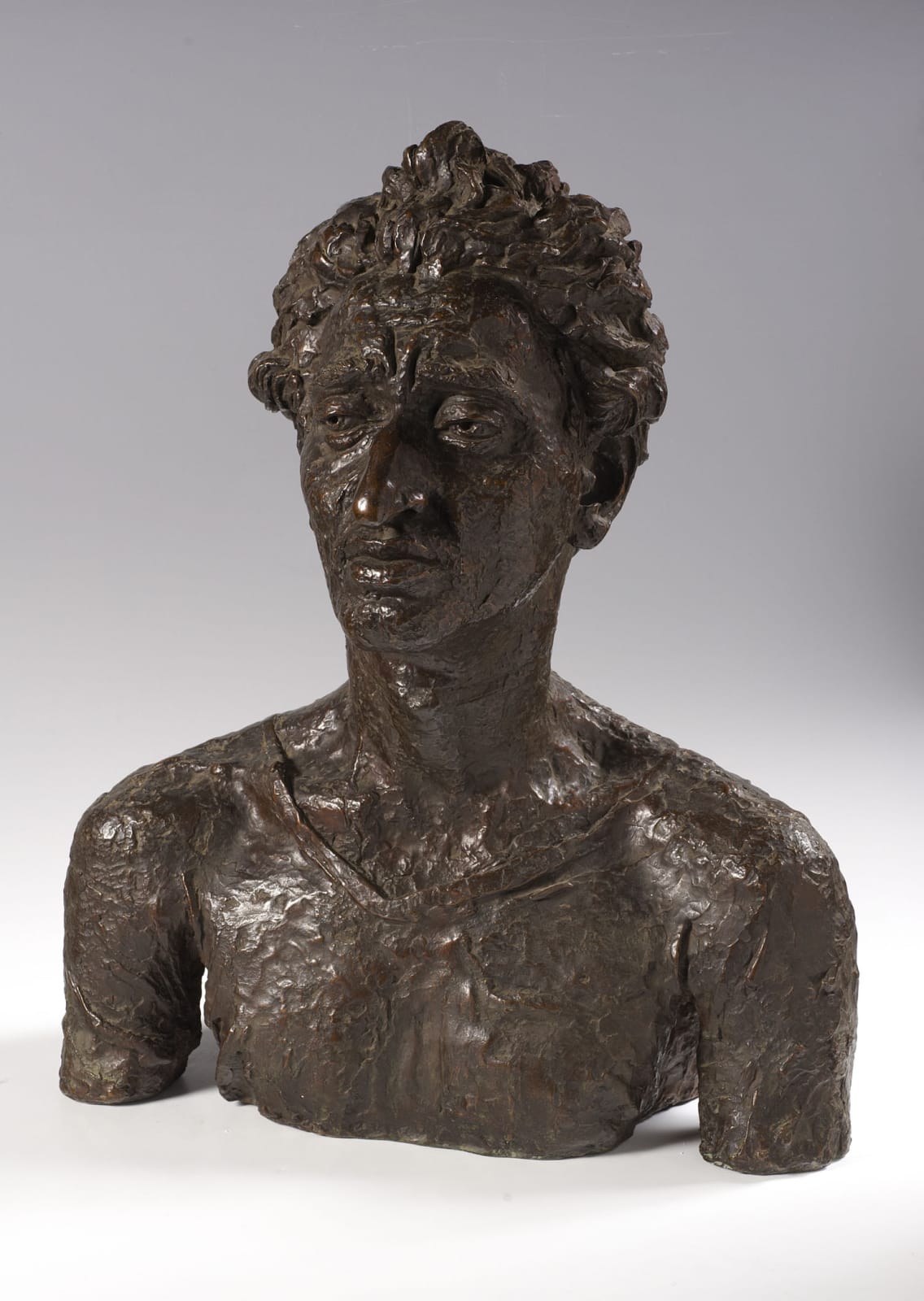 Jacob Epstein (1880-1959) Bust of Jacob Kramer 1921 Bronze 64 x 49 x 25 cm Ben Uri Collection © Jacob Epstein estate To see and discover more about this artist click here