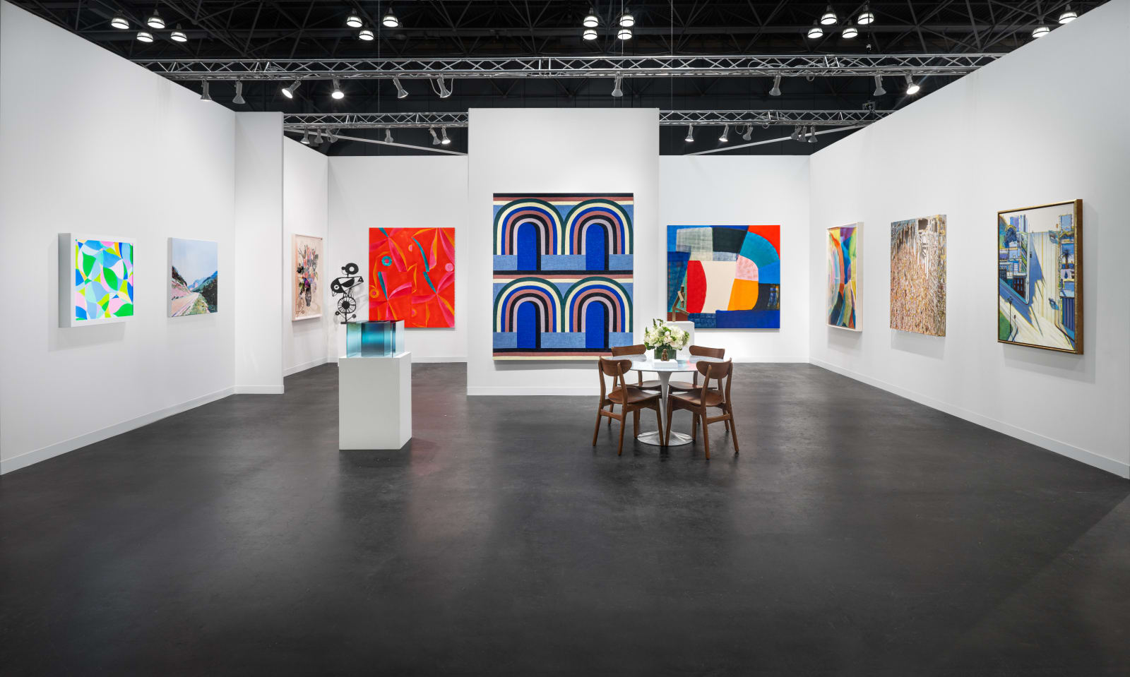 Installation view of Booth 420. Photography by Dawn Blackman.