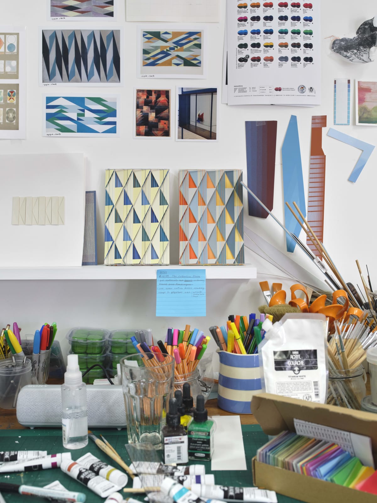 Lucy Williams' studio, London 2025. Photography by Ben Westoby/Fine Art Documentation.