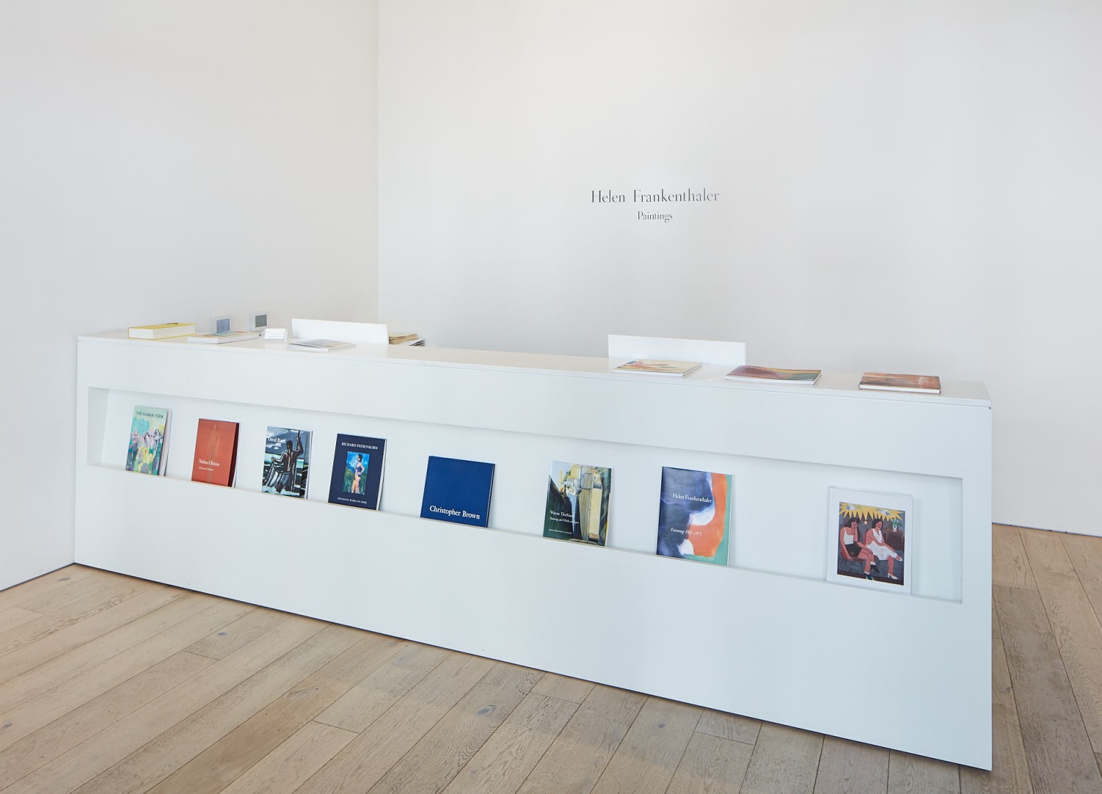 Installation view of Helen Frankenthaler