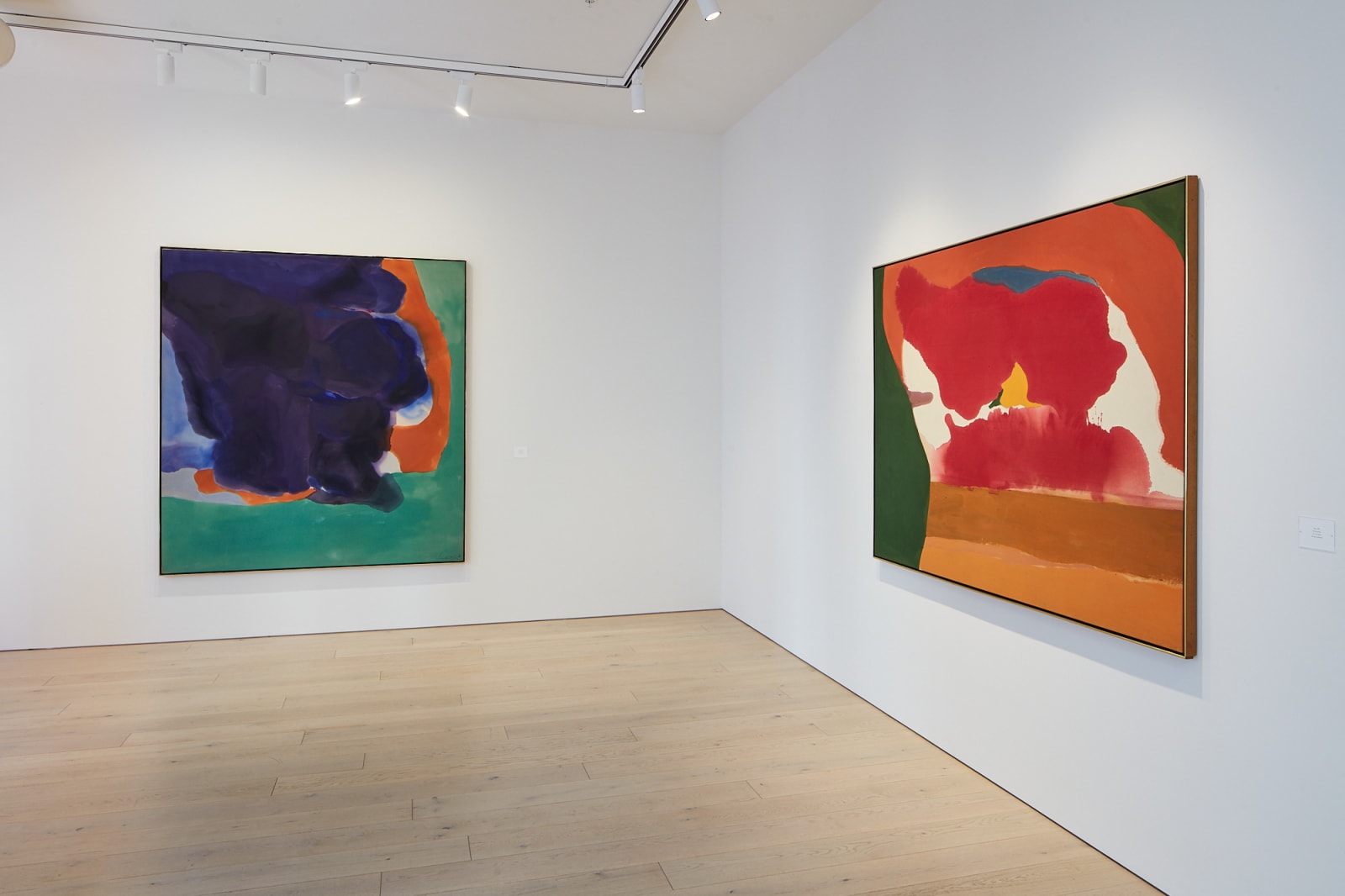 Installation view of Helen Frankenthaler
