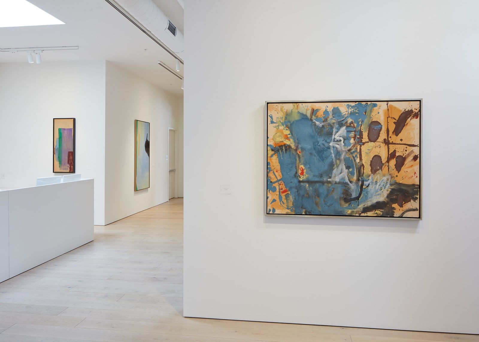 Installation view of Helen Frankenthaler