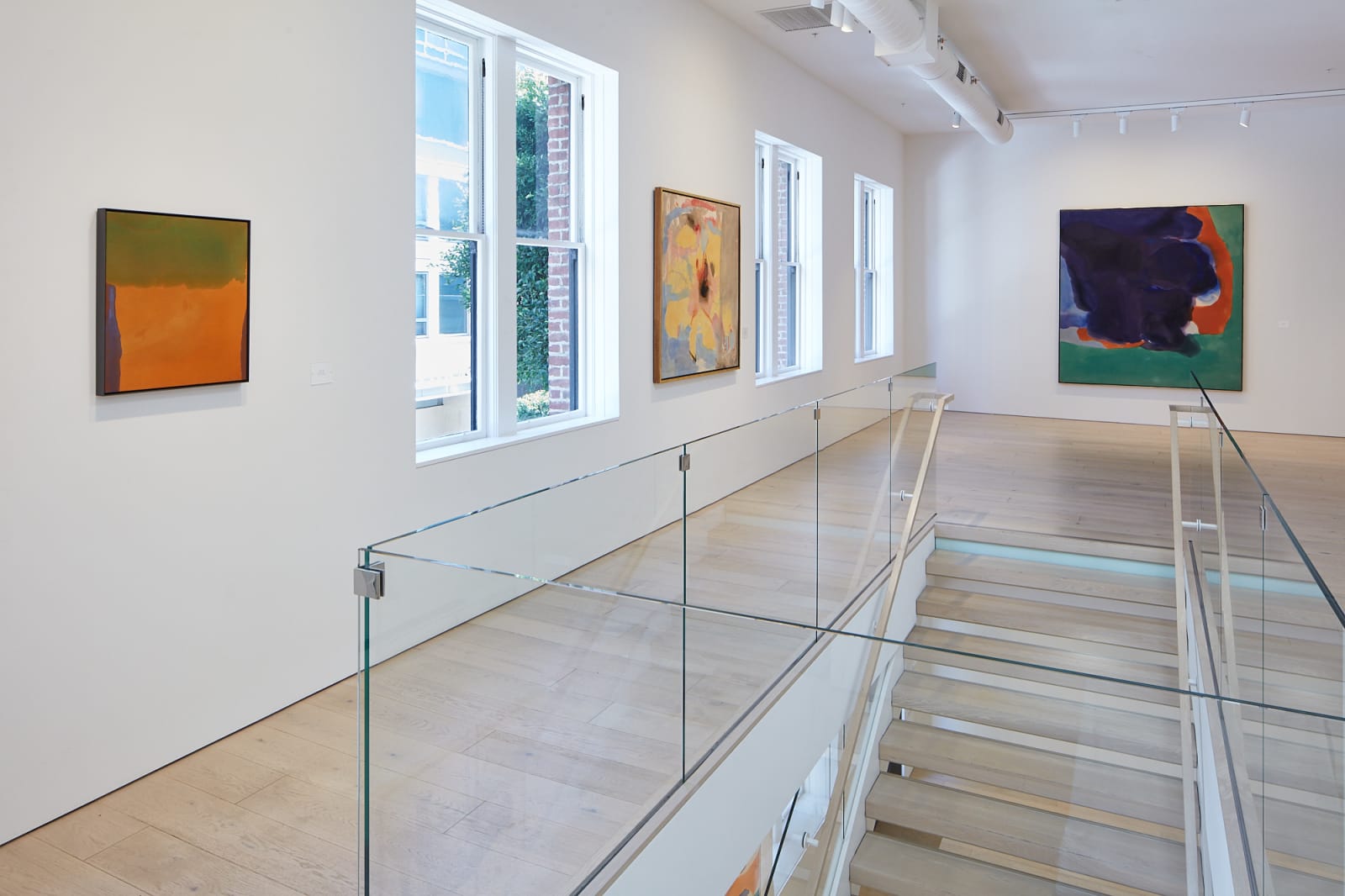 Installation view of Helen Frankenthaler