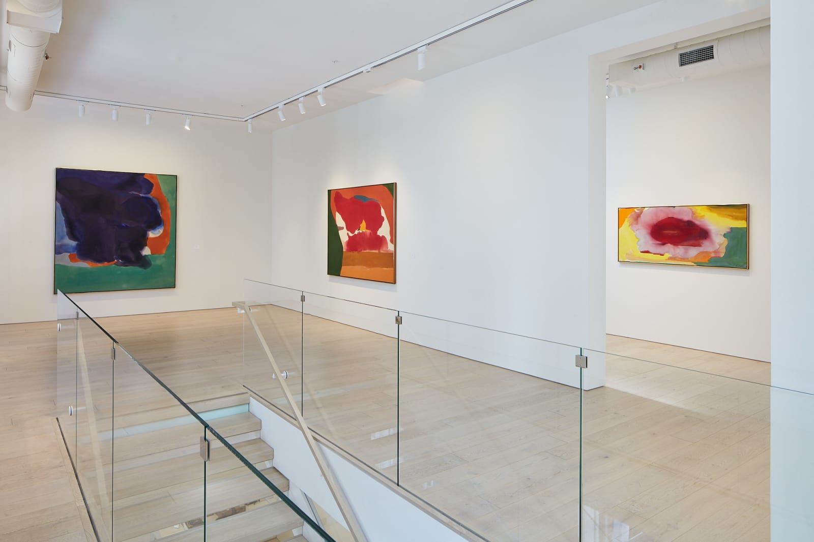 Installation view of Helen Frankenthaler