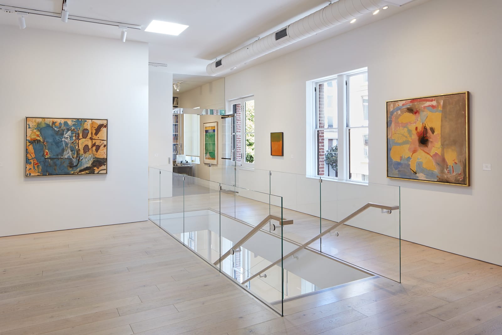 Installation view of Helen Frankenthaler