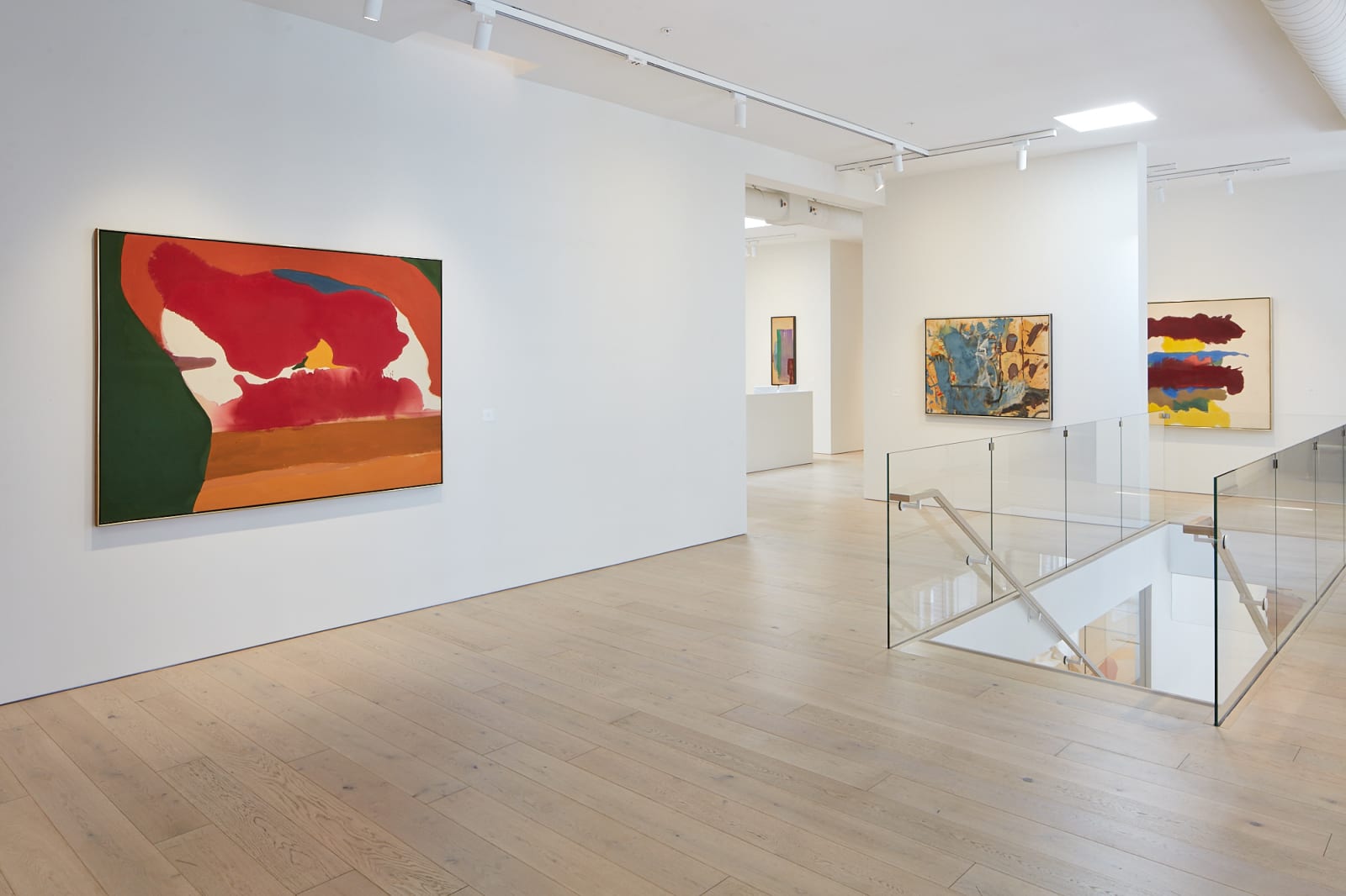 Installation view of Helen Frankenthaler