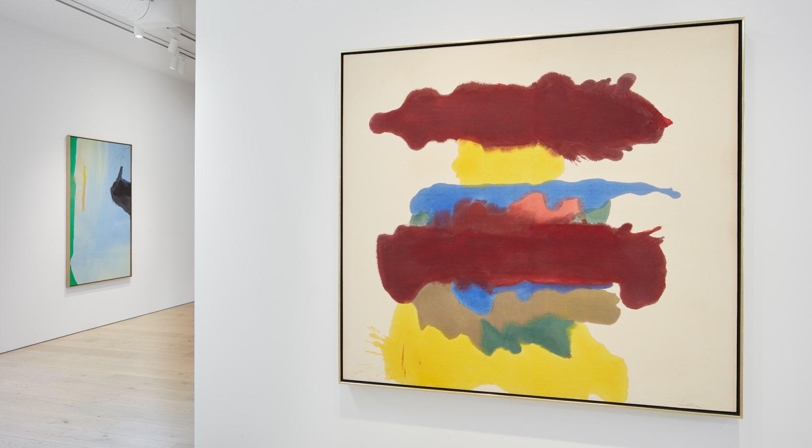 Installation view of Helen Frankenthaler