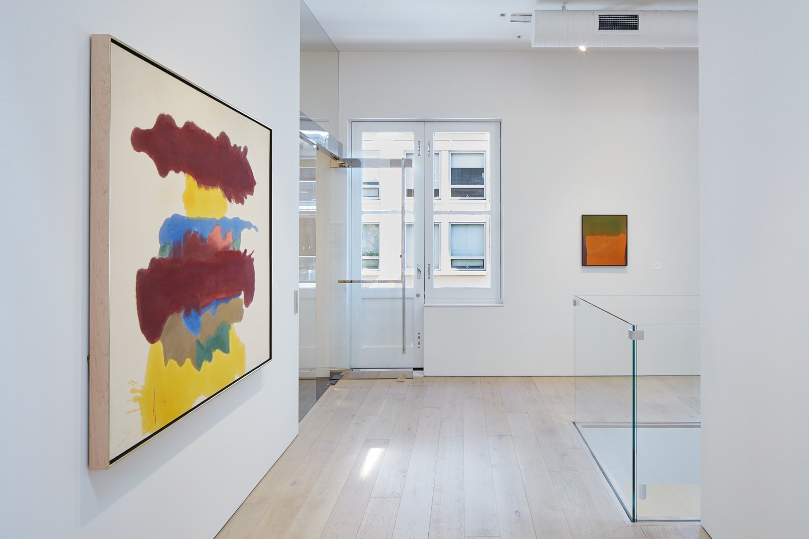 Installation view of Helen Frankenthaler