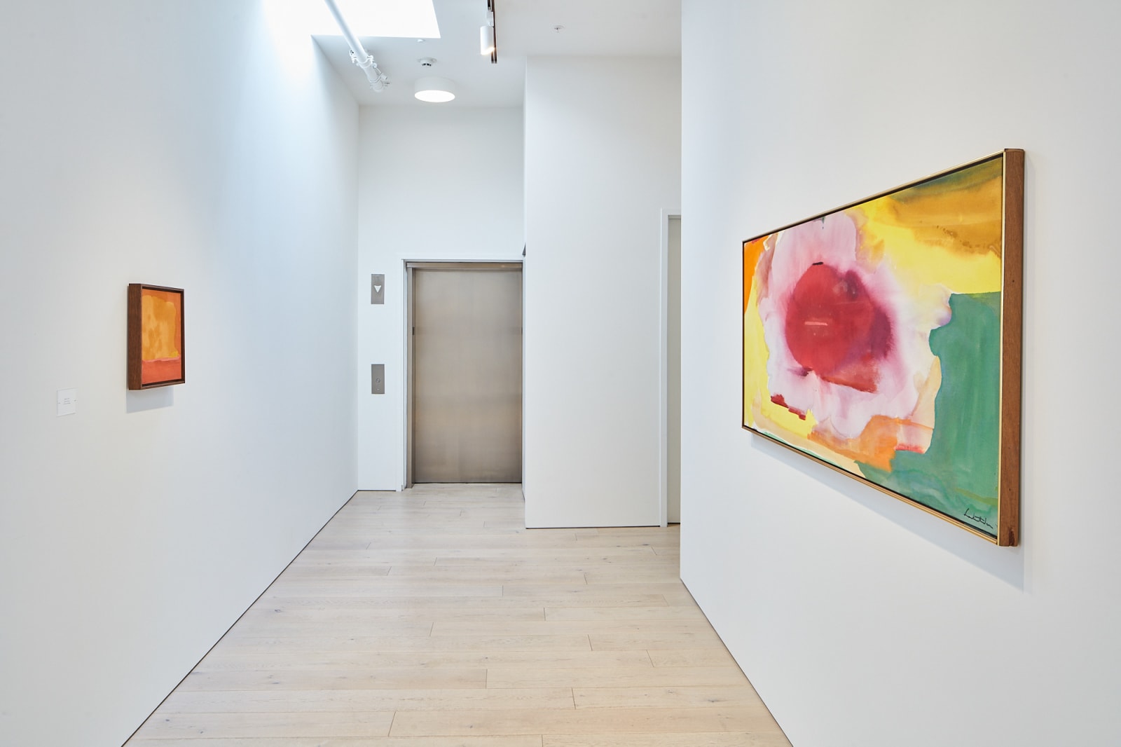 Installation view of Helen Frankenthaler