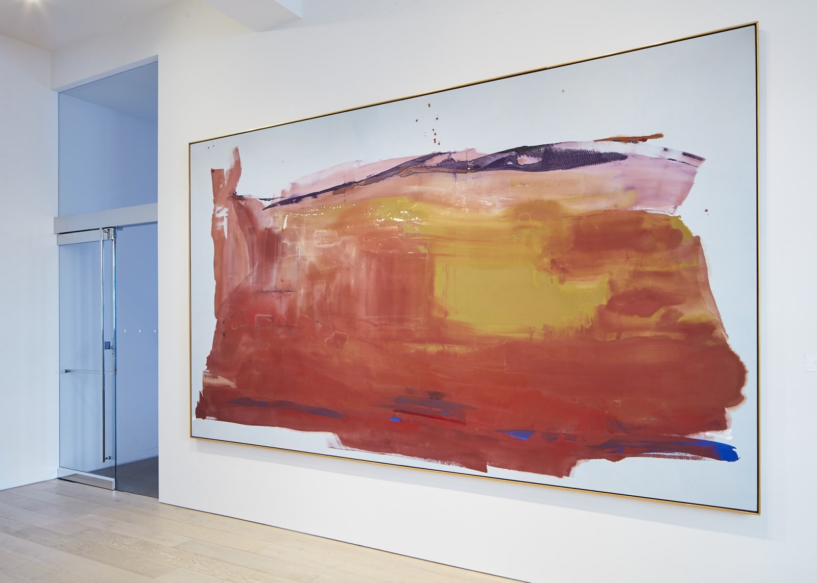 Installation view of Helen Frankenthaler