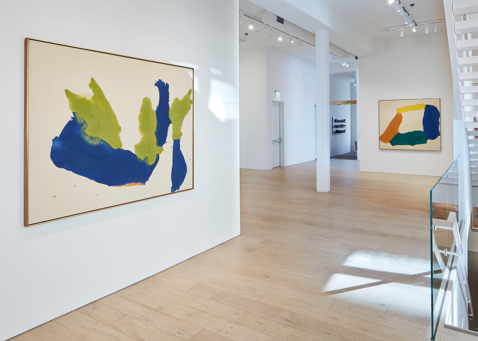 Installation view of Helen Frankenthaler