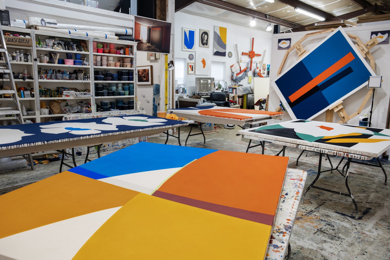 Paul Kremer's studio in Houston, Texas. Images courtesy of Paul Kremer Studio.
