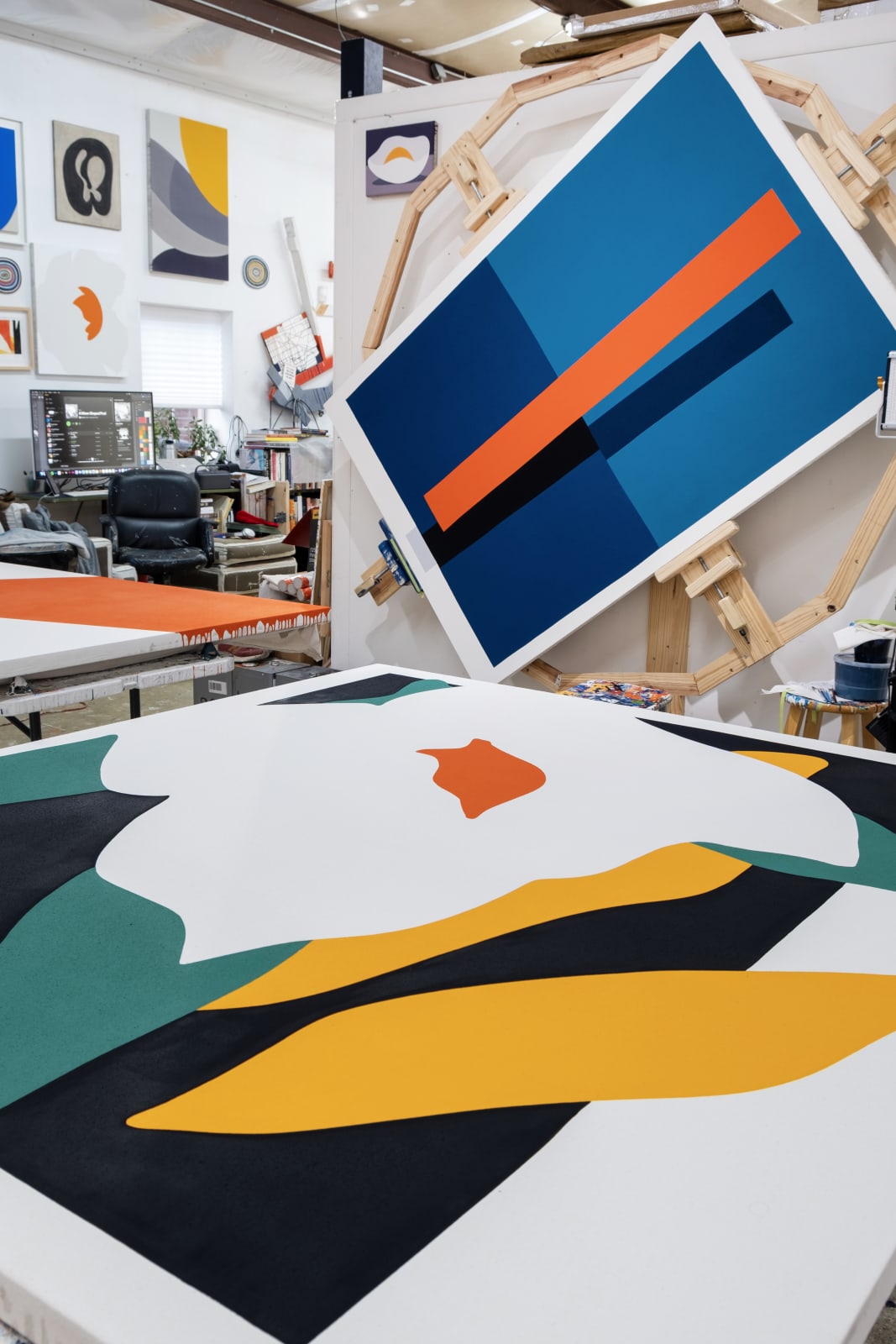 Paul Kremer's studio in Houston, Texas. Images courtesy of Paul Kremer Studio.