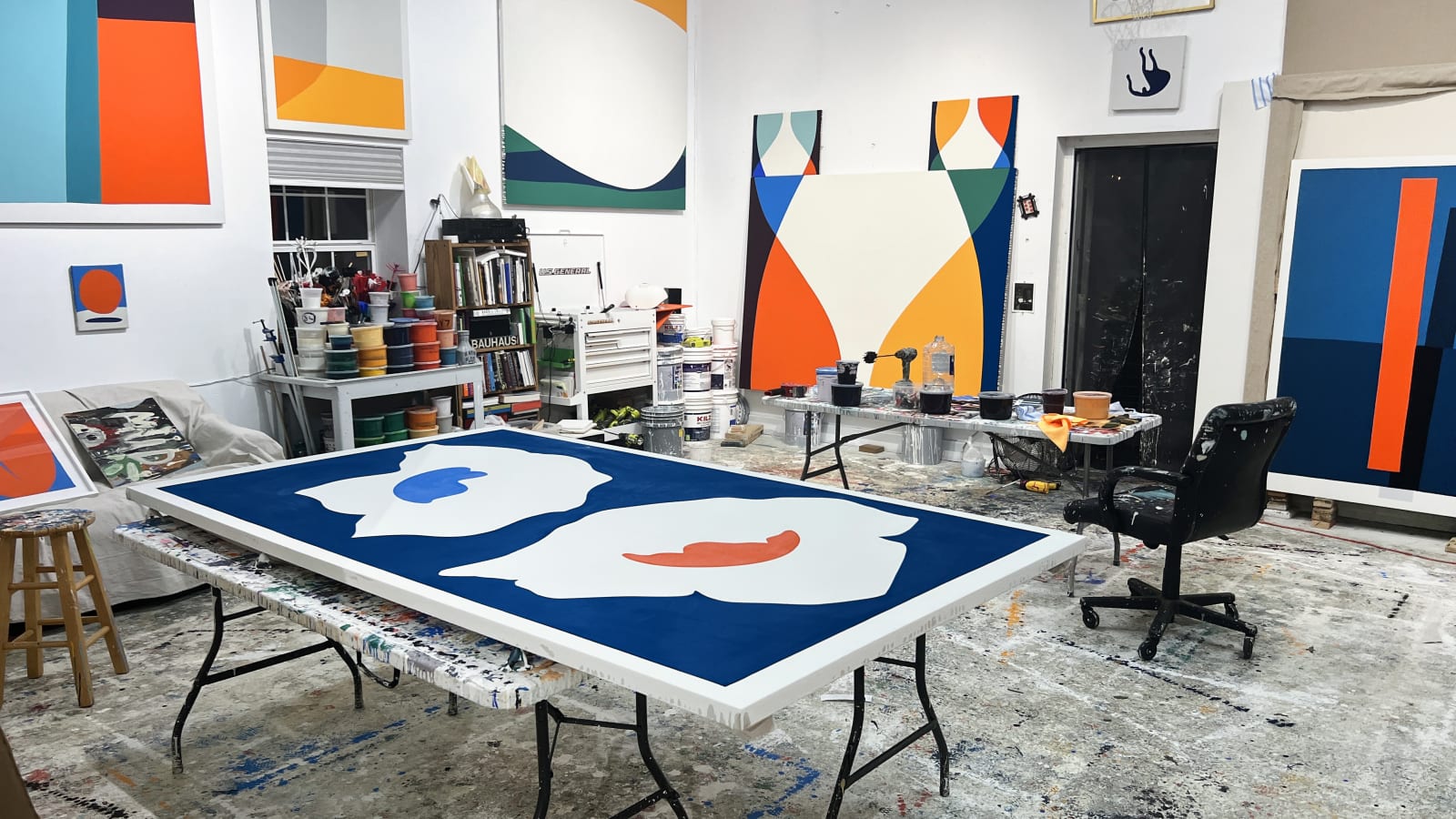 Paul Kremer's studio in Houston, Texas. Images courtesy of Paul Kremer Studio.