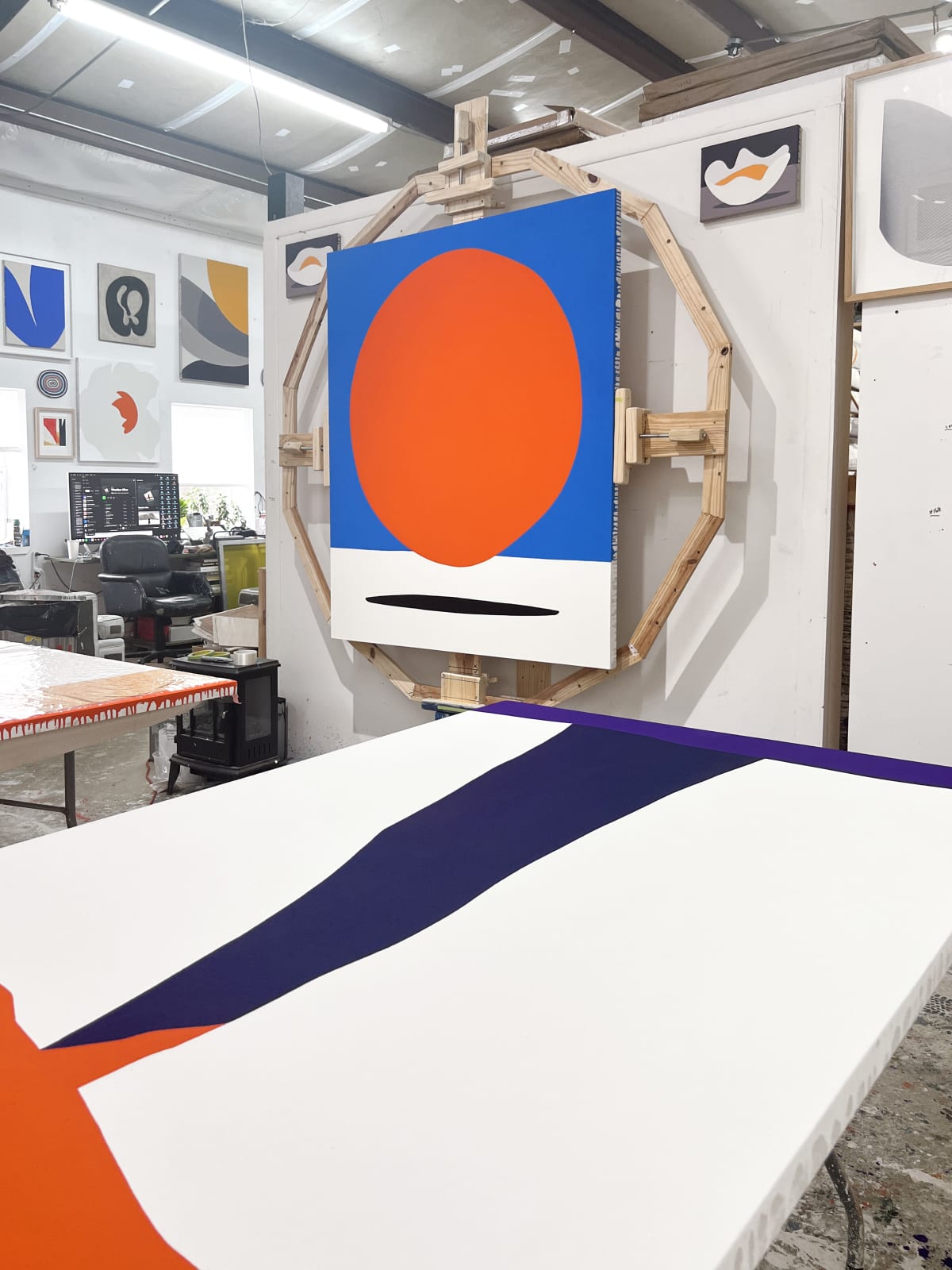 Paul Kremer's studio in Houston, Texas. Images courtesy of Paul Kremer Studio.