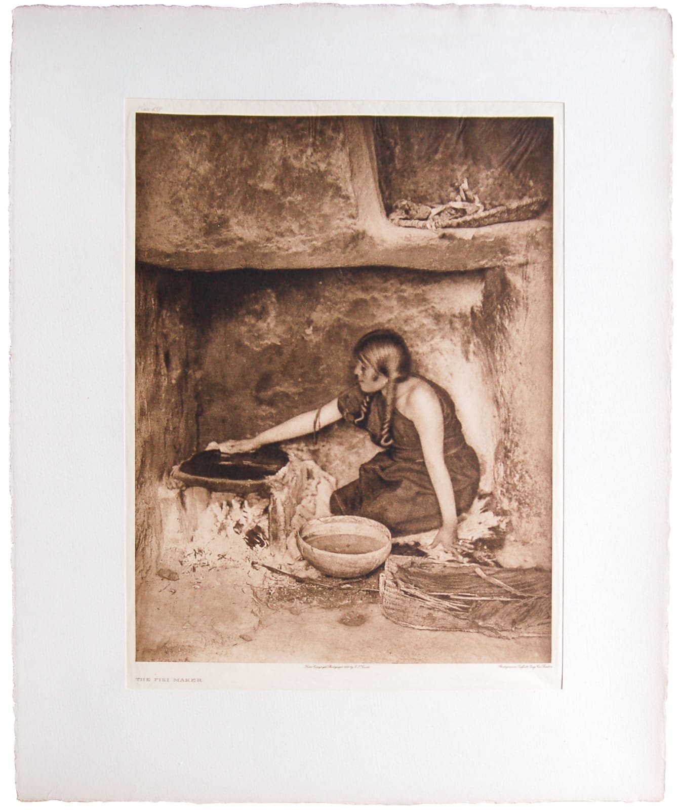 Edward S. Curtis, The Piki Maker, 1906