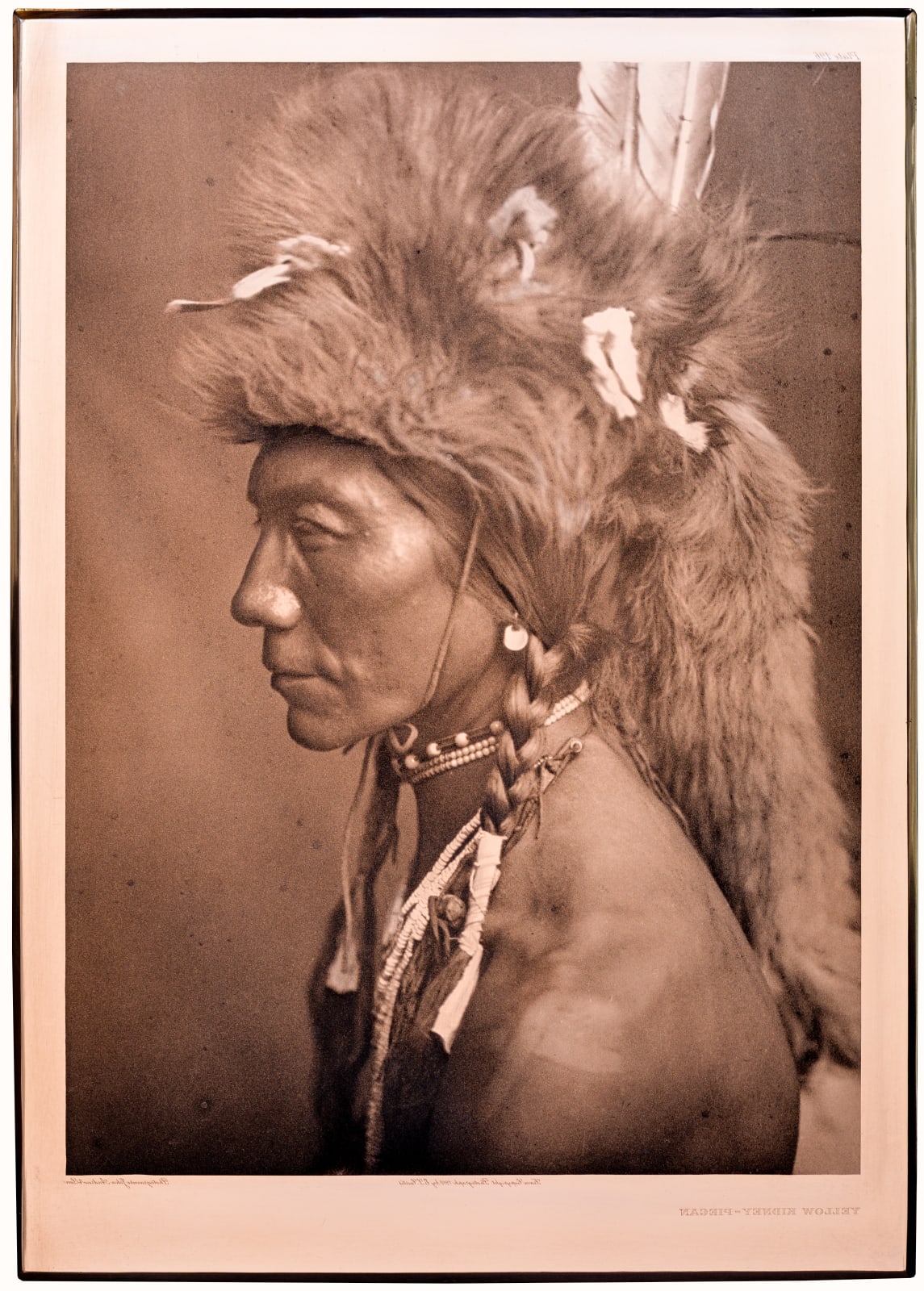 Edward S. Curtis, Yellow Kidney – Piegan, 1910