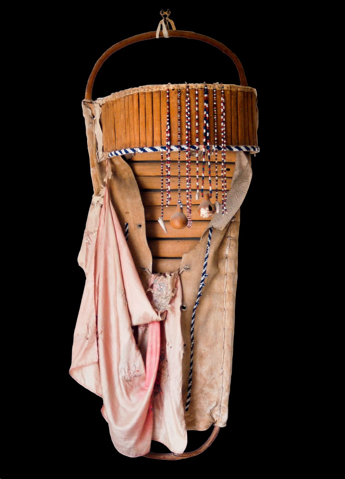 Beaded Cradle, Apache, c. 1890