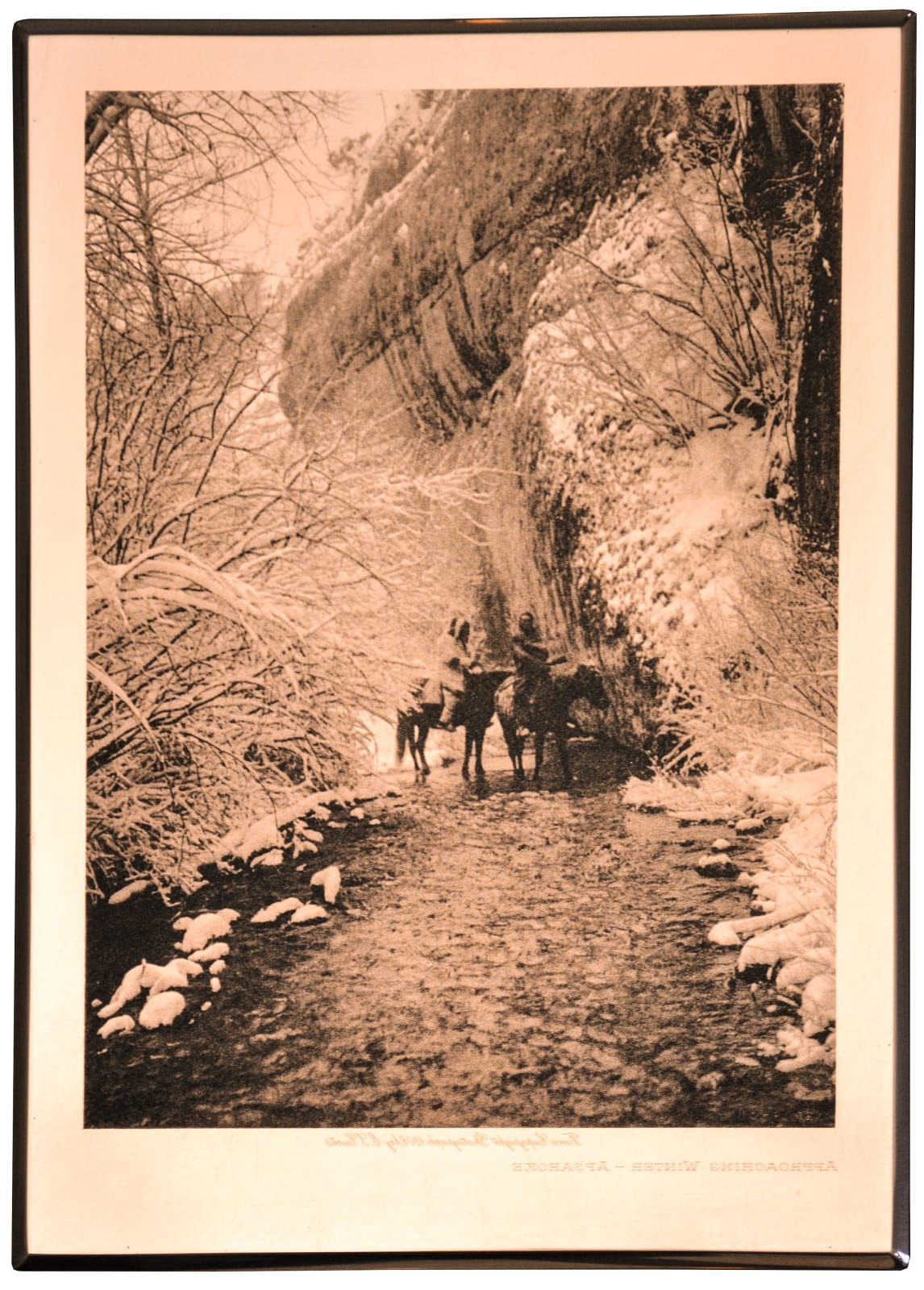 Edward S. Curtis, Approaching Winter - Apsaroke, 1908