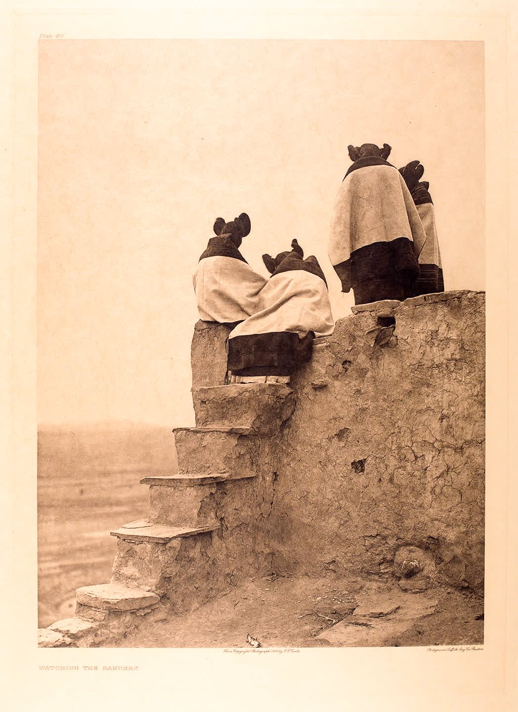Edward S. Curtis, Watching The Dancers , 1906