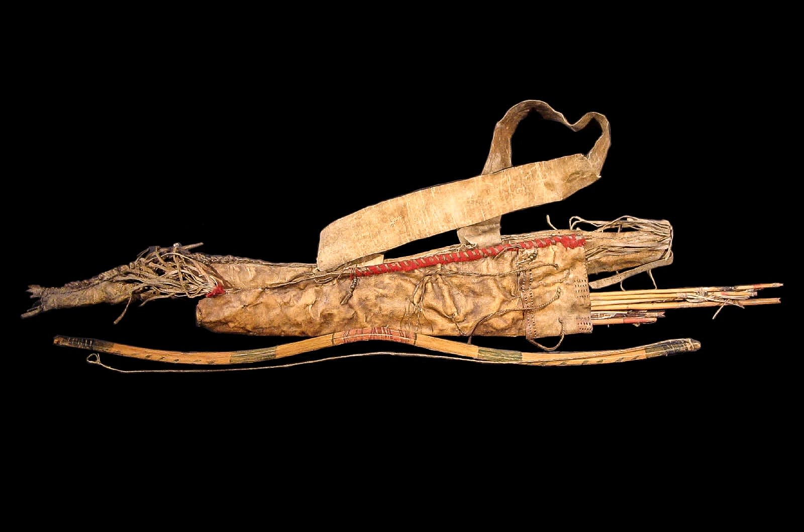 Quiver with Arrows and Bow, Apache, c. 1880