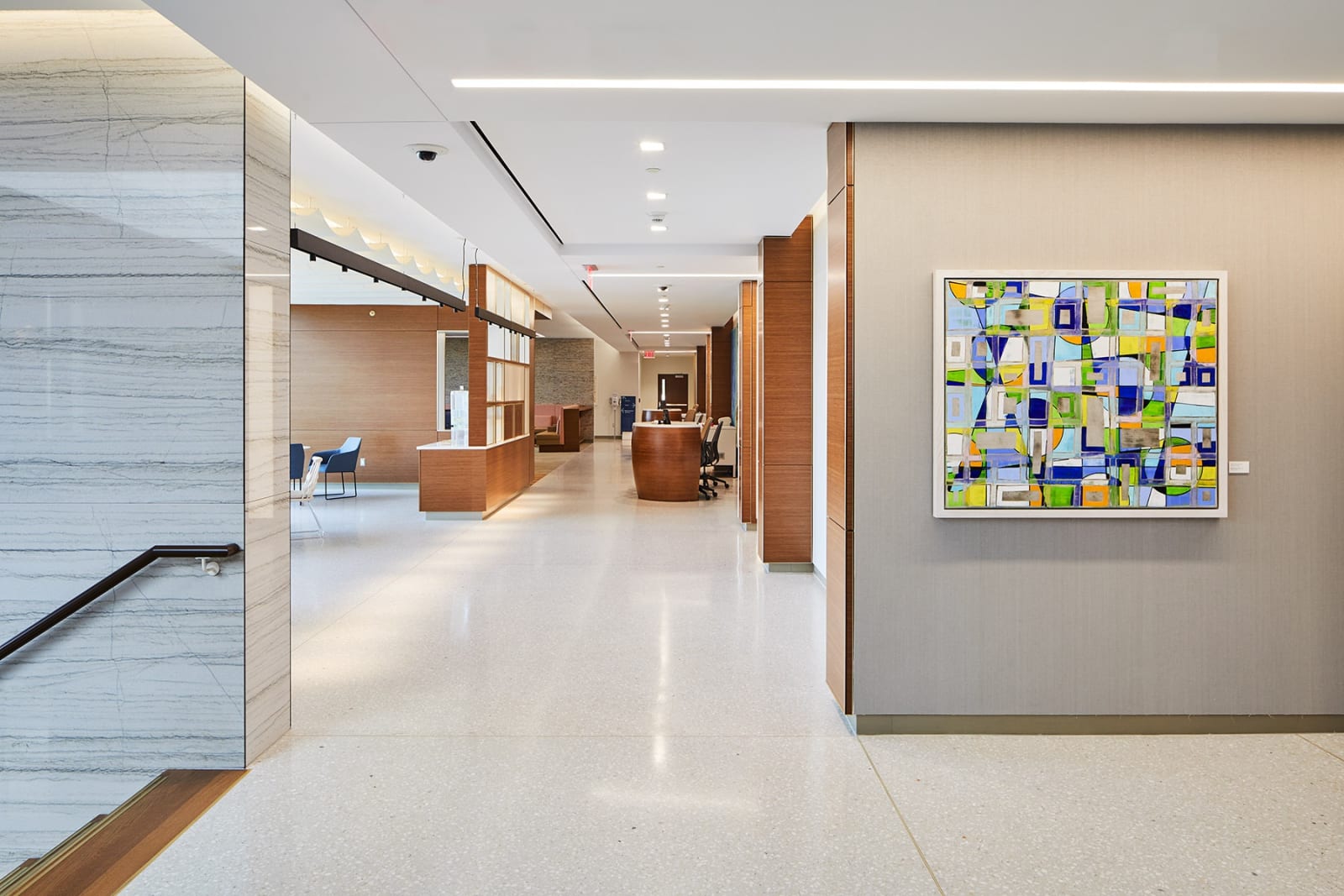 MSKCC Nassau Installation View, Petra Ros Nickel