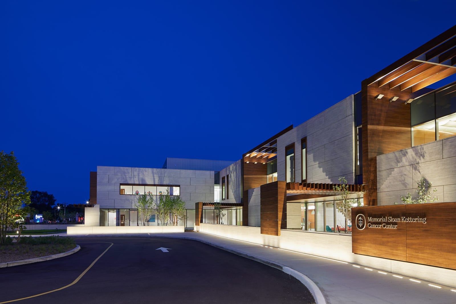 MSKCC Nassau Installation View, Exterior View