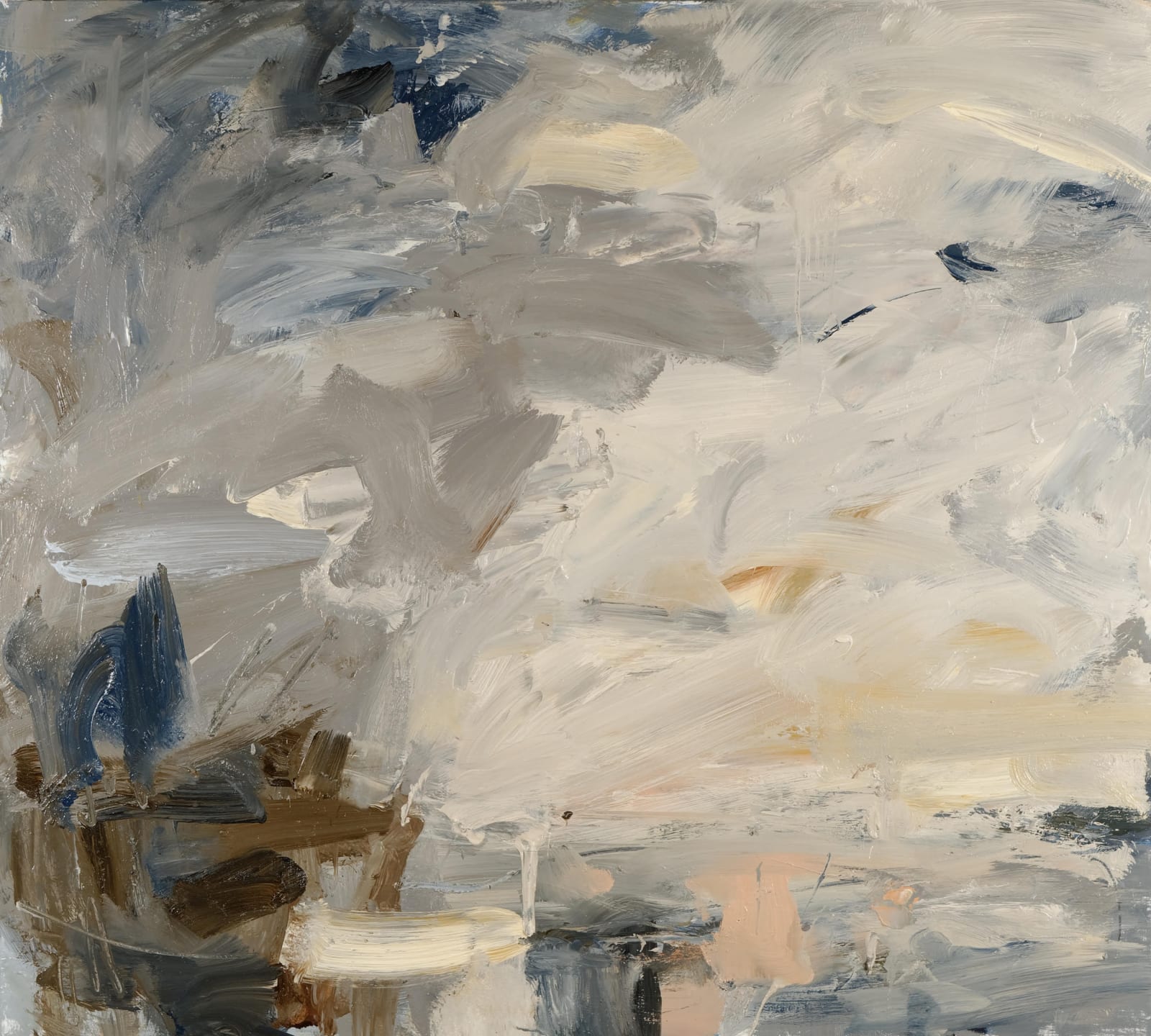 Sky Gleam, Zennor oil on canvas 90cm x 100cm