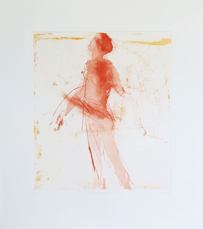 Henry Jabbour, Dancer Looking Upwards (two plate etching)