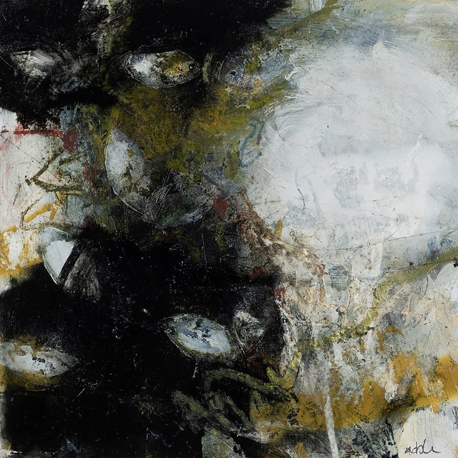 Lewis Noble, Leaves Over Dark Water II