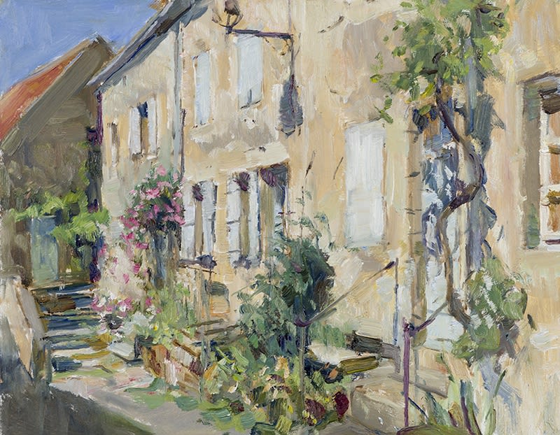 Tom Benjamin NEAC, Roses, Vezelay