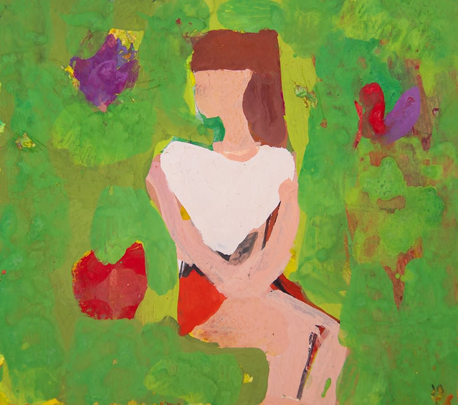 Julian Bailey, Poppy Amongst Wild Flowers