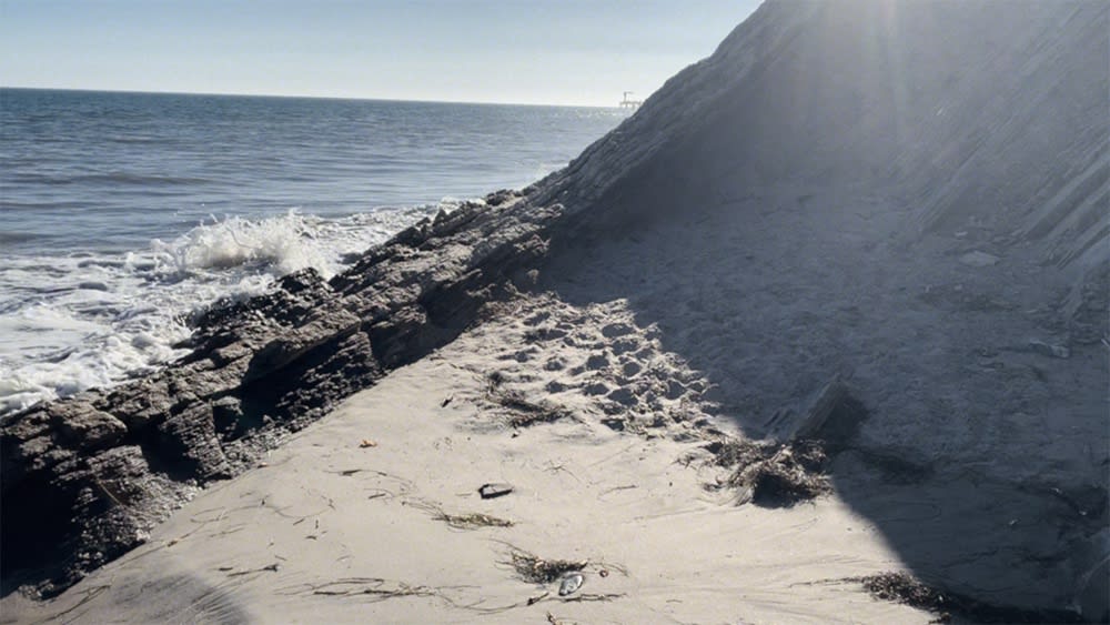 Monterey Formation, Gaviota Beach, California 加州加维奥塔海滩蒙特利页岩区