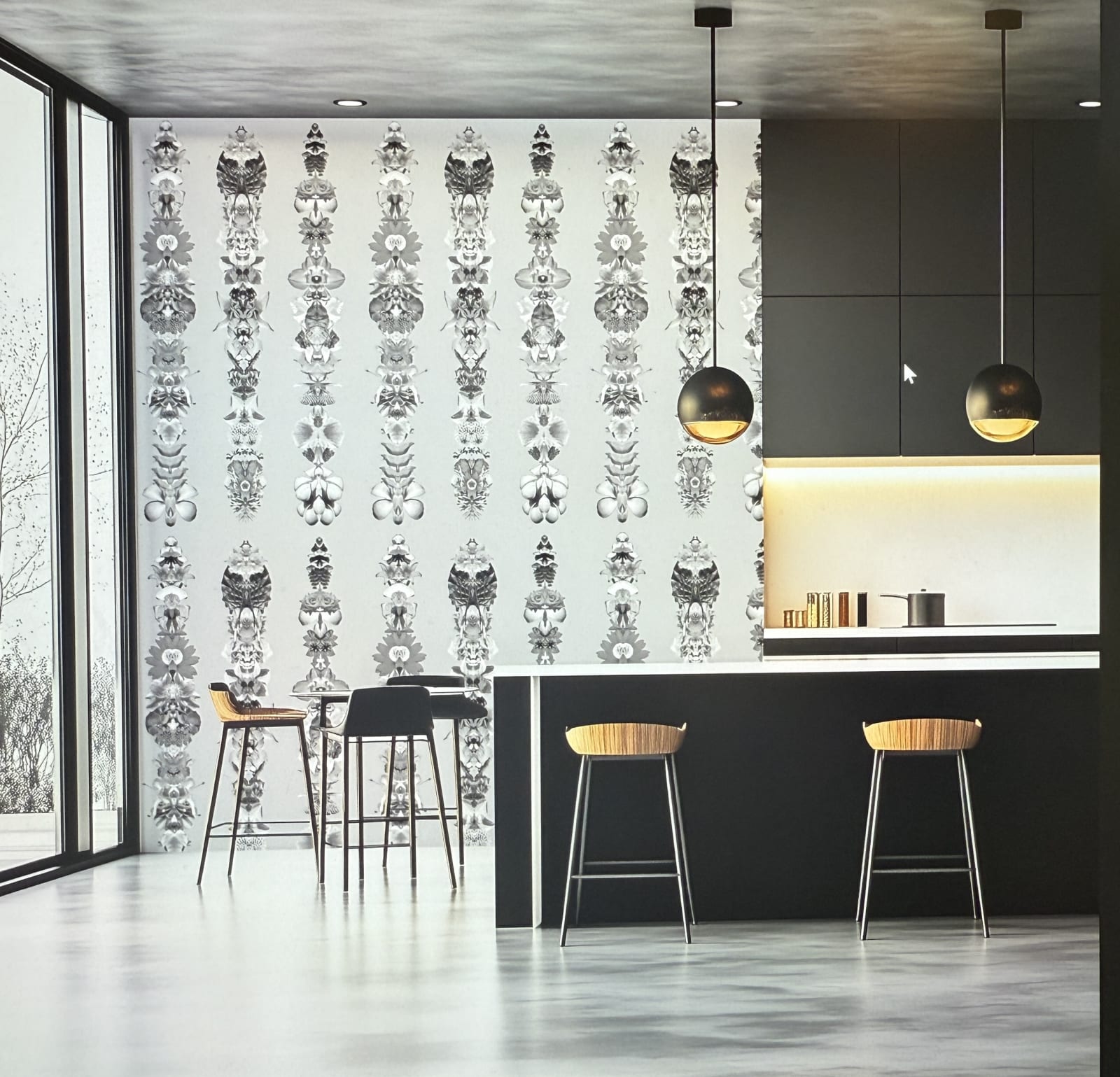 Carlos Betancourt, BETANCOURT Wallpaper and Murals series for CASAMONTE, Totems for Light series, 2025