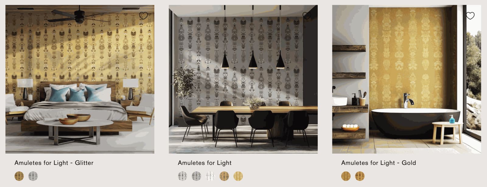 Carlos Betancourt, BETANCOURT Wallpaper and Murals series for CASAMONTE, Totems for Light series, 2025
