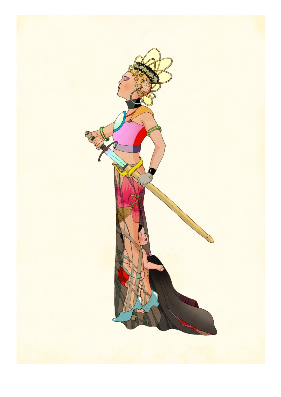 DELPHINE LEBOURGEOIS, Amazonian IV, 2018