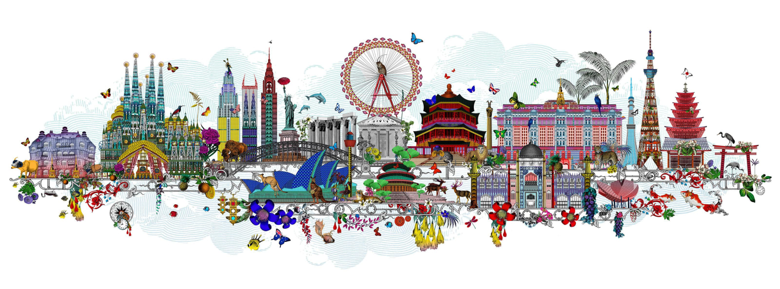 Kristjana S Williams , World In The Clouds Skyline