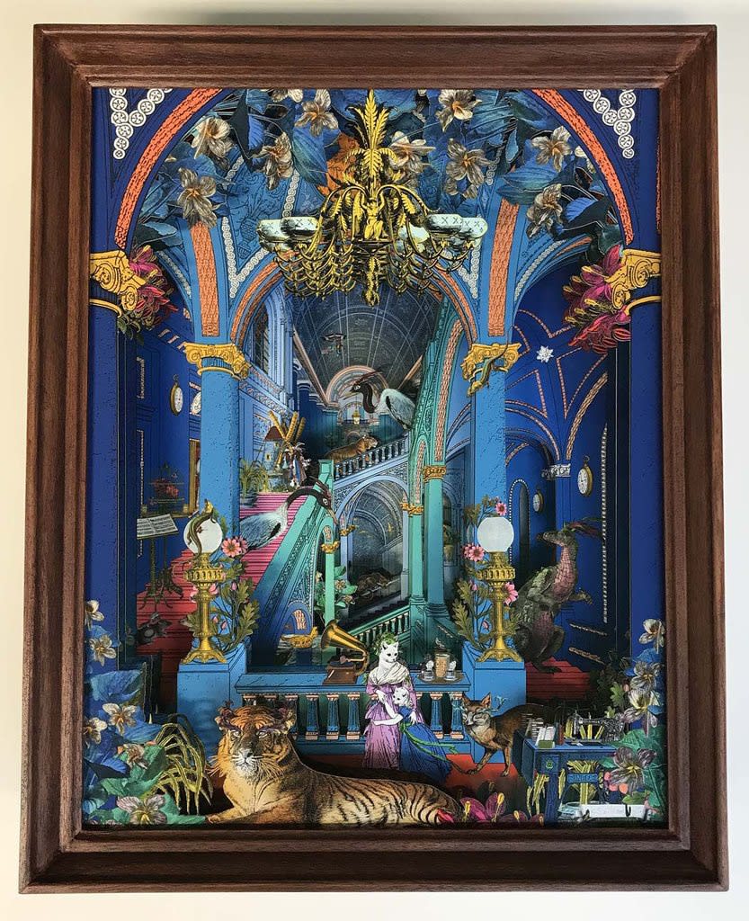 Kristjana S Williams , Colbalt Blue Palace Diorama