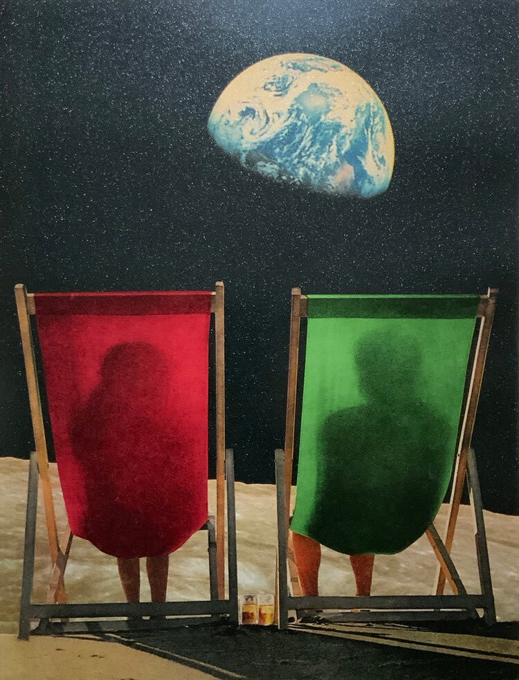 Joe Webb , Wish You Were Here - Red and Green